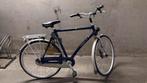 Gazelle herenfiets - blauw - fietspompje - slot, Fietsen en Brommers, Fietsen | Heren | Herenfietsen, Ophalen, Gebruikt, Versnellingen