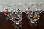 Zes speciale bierbokalen met logo – voor bierliefhebbers!, Ophalen of Verzenden, Zo goed als nieuw, Bierglas