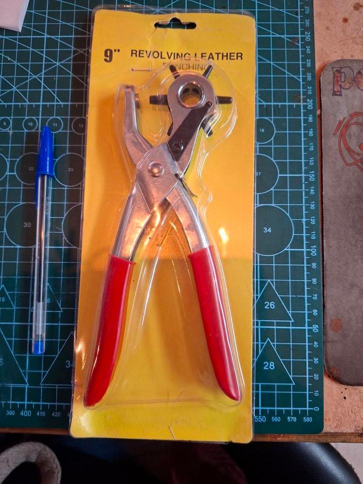 Leder Pons Tang - Nieuw in Verpakking, leer gaatjesmaker, Doe-het-zelf en Verbouw, Gereedschap | Handgereedschap, Nieuw, Ophalen of Verzenden