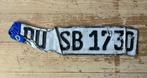 Roadkill license plate Duitse kentekenplaat / nummerbord A12, Ophalen, Gebruikt, Auto's