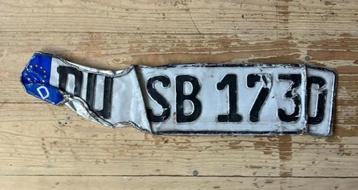 Roadkill license plate Duitse kentekenplaat / nummerbord A12 beschikbaar voor biedingen