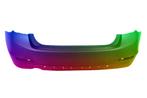 Voor BMW 3 Reeks F30 2012-2019 Achterbumper gespoten in gewe, Auto-onderdelen, Verzenden, Nieuw, Achter, Bumper
