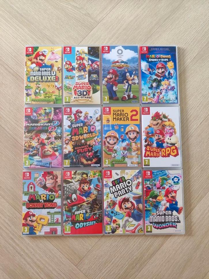 Mario spellen voor de Nintendo Switch!, Spelcomputers en Games, Games | Nintendo Switch, Zo goed als nieuw, Overige genres, 3 spelers of meer