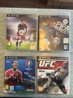 PS3 FIFA Spellen Zoldervondst - FIFA 16, Street, PES 2016, Spelcomputers en Games, Gebruikt, 1 speler, Eén computer, Ophalen of Verzenden