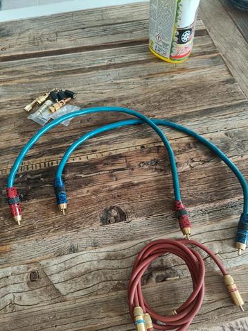 AUDIO, EXCLUSIEVE KABELS' DIVERSE SOORTEN IN TOPSTAAT!! beschikbaar voor biedingen
