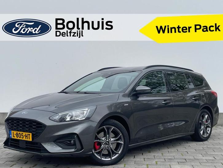 Ford FOCUS Wagon EcoBoost Hybrid 125pk ST Line X | Trekhaak, Auto's, Ford, Bedrijf, Te koop, Focus, ABS, Achteruitrijcamera, Airbags
