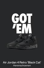 Jordan 4 Black Cat 2025 EU45 / US11, Nike Jordan, Zwart, Nieuw, Ophalen of Verzenden