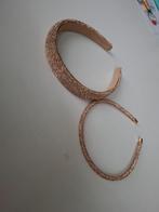 Goudkleurige glitter haarbanden 1x gedragen, Ophalen of Verzenden, Zo goed als nieuw, Haarspeld