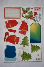 21 stuks Knipvellen 3D etappe-knipwerk kerst 7156, Verzenden, Nieuw, Kerst, Knipvel