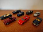 9 modelauto's 1:38 tot 1:43, Ophalen of Verzenden, Gebruikt