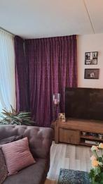 Mooie overgordijnen paarse of aubergine, Ophalen, Gebruikt, Overige kleuren, 200 cm of meer