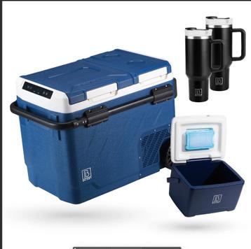 Brisby 49,1L Compressor Koelbox Inclusief 2 Thermosbekers beschikbaar voor biedingen