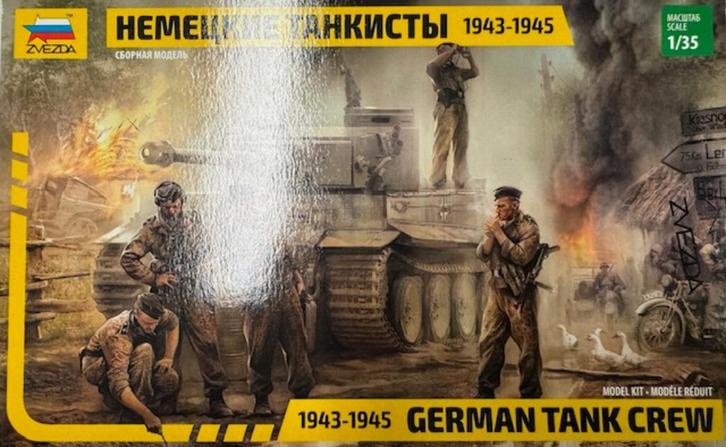 Coelianmodels, Zvezda, 3614, German Tank crew, 1/35, € 16,99, Hobby en Vrije tijd, Modelbouw | Figuren en Diorama's, Nieuw, Figuur of Figuren