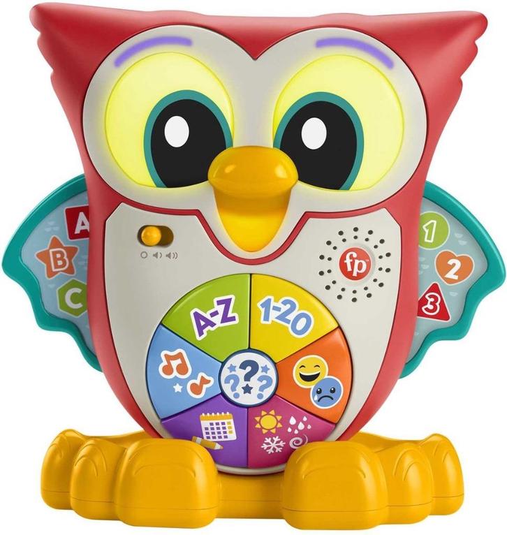 Fisher-Price Linkimals Wijze Ogen Uil, Kinderen en Baby's, Speelgoed | Fisher-Price, Nieuw, Speelset, Met licht, Met geluid, Ophalen of Verzenden