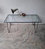 Vintage tafel sidetable hairpin retro jaren 50, Ophalen, Gebruikt, 50 tot 100 cm, -