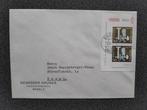 Zwitserland : 2 brieven met zegels uit Blok 17 (1960), Brief, Verzenden