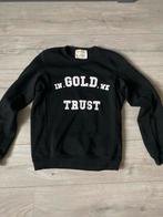 In Gold We Trust Sweater Jongens XS, Kleding | Heren, Truien en Vesten, Ophalen of Verzenden, Nieuw, Zwart