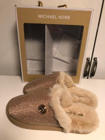 Michael Kors pantoffels Janis, maat 40, dark chopper nieuw!! beschikbaar voor biedingen