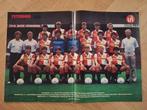 Oude, unieke poster Feyenoord met Cruijff, Verzamelen, Ophalen of Verzenden, Zo goed als nieuw, Feyenoord, Poster, Plaatje of Sticker