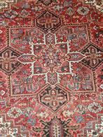 Groot VINTAGE Heriz tapijt 350 x 245 cm - vloerkleed, Crème, 200 cm of meer, Ophalen of Verzenden, Zo goed als nieuw