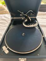 Koffergrammofoon HMV + 78-toerenplaten (1920-1950), Ophalen of Verzenden, Gebruikt, Platenspeler, Overige merken