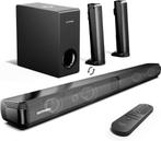 Soundbar - 2-in-1 - 4.1ch Soundbar voor TV - Stereo - BT 5.3, Verzenden, Met externe subwoofer, Nieuw