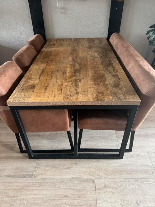 Mooie eethoek, Huis en Inrichting, Complete eetkamers, Zo goed als nieuw, Ophalen of Verzenden