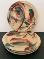 Egbert Boonstra NL | vier vintage gebaksbordjes | 2000-2010, Antiek en Kunst, Ophalen of Verzenden