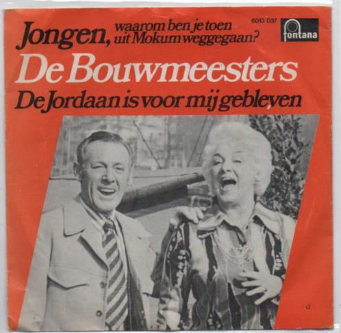 De Bouwmeesters- Jongen, waarom ben je uit Mokum weg, Cd's en Dvd's, Vinyl | Nederlandstalig, Zo goed als nieuw, Levenslied of Smartlap