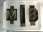 chocolade mallen antiek , 3 stuks , letter M- B- I, Antiek en Kunst, Ophalen of Verzenden
