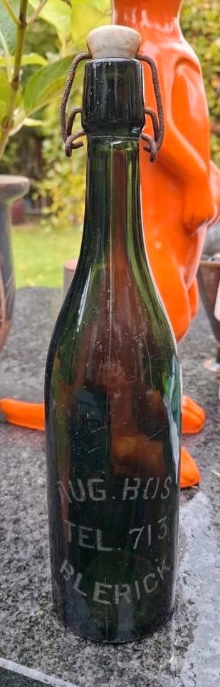 Oude bierfles brouwerij het Anker Blerick, Verzamelen, Biermerken, Zo goed als nieuw, Ophalen of Verzenden