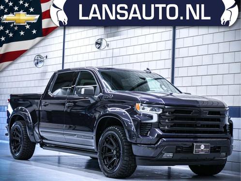 Chevrolet Silverado 1500 High Country | Black Ops Dark Ash M, Auto's, Chevrolet, Bedrijf, Te koop, Silverado, Lederen bekleding