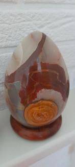 Polychroom Jaspis Aura steen groot zwaar ei, Ophalen of Verzenden, Zo goed als nieuw