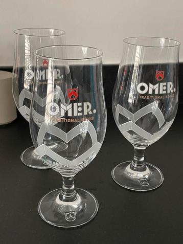 Omer bierglazen (3 stuks) 50 cl beschikbaar voor biedingen