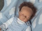 Schattige reborn baby Tyler van Waltraud Hanl., Verzamelen, Poppen, Ophalen of Verzenden, Zo goed als nieuw, Babypop, Levensecht of Reborn