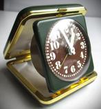 Wekker~Lumen~Reiswekker~Opklapbaar~Vintage Groen, Verzamelen, Ophalen of Verzenden, Huis en Inrichting