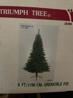 kunst kerstboom 185 cm met mand, Ophalen, Gebruikt