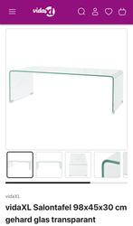 Gezocht glazen tafel sidetable, Ophalen, Zo goed als nieuw, Rond, Minder dan 50 cm