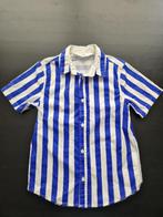 Blauw/witte blouse - maat122, H&M, Overhemd of Blouse, Ophalen of Verzenden, Zo goed als nieuw