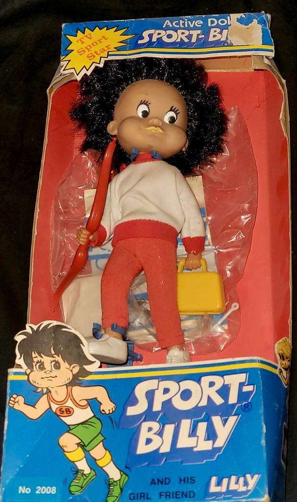 ZELDZAAM: Pop Sport Billy boogschutter 1980 Lyra + doos !, Verzamelen, Poppen, Zo goed als nieuw, Overige typen, Verzenden