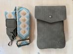 tasje schoudertasje band verstelbaar grijs groen nieuw, Ophalen, Nieuw, Groen, Overige merken