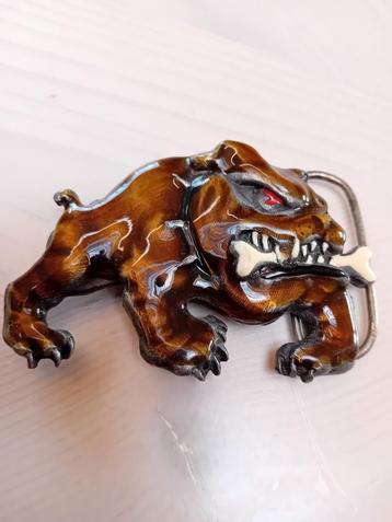Bulldog gesp voor aan een broekriem  beschikbaar voor biedingen