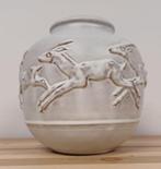 Mobach vaas met herten - 217, Antiek en Kunst, Antiek | Keramiek en Aardewerk, Ophalen of Verzenden