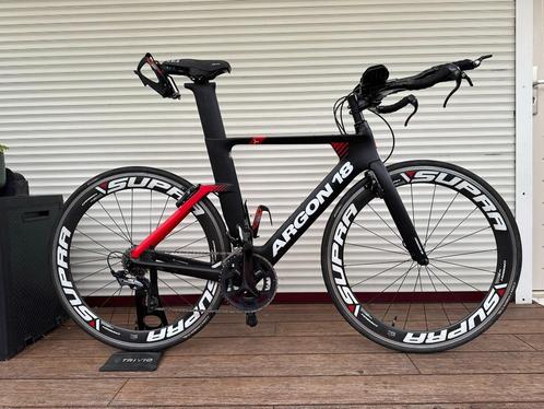 Argon18 E117 Tri Ultegra, Fietsen en Brommers, Fietsen | Racefietsen, Zo goed als nieuw, Overige merken, Meer dan 20 versnellingen