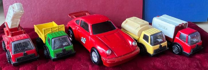 Tonka 5x vintage auto's 1970-1980, Kinderen en Baby's, Speelgoed | Speelgoedvoertuigen, Gebruikt, Verzenden