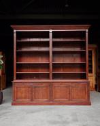 Antieke Boekenkast | Grote / Hoge Bibliotheekkast #2299, Antiek en Kunst, Ophalen of Verzenden