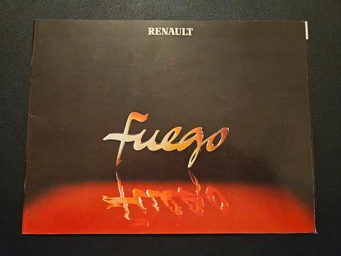 Brochure Renault Fuego 1982, Boeken, Auto's | Folders en Tijdschriften, Zo goed als nieuw, Renault, Ophalen of Verzenden