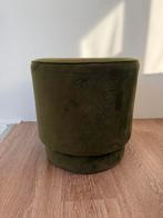 Suede Poef - 46x46 cm, Ophalen, Minder dan 50 cm, Vierkant, Zo goed als nieuw