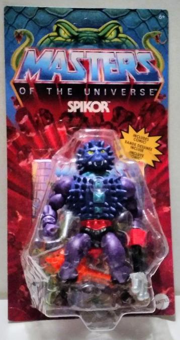 Masters of the Universe Origins Spikor carded beschikbaar voor biedingen
