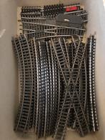 Lima rails, wissels, kruising, bochten, rechte stukken, Hobby en Vrije tijd, Gebruikt, Gelijkstroom, Rails, Ophalen of Verzenden